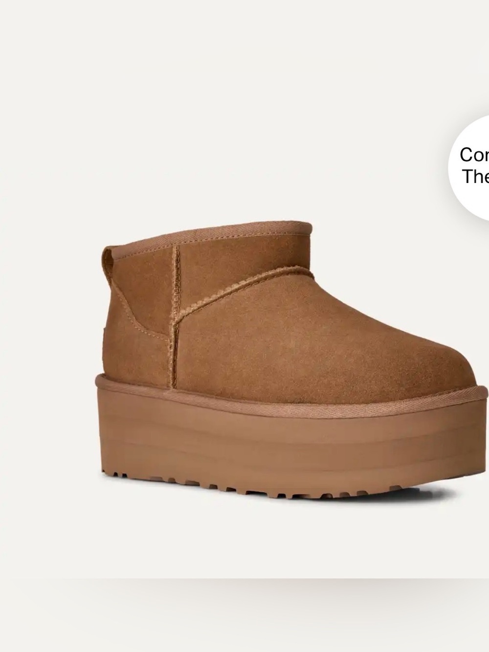 100% Authentic UGG Classic Ultra Mini Platform Chestnut 1135092